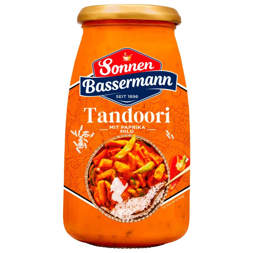 Sonnen Bassermann Tandoori mit Paprika mild 520g